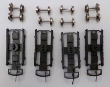 4 x LIMA BOGIES / COUPLINGS / METAL WHEELS - OO GAUGE (CHP927)
