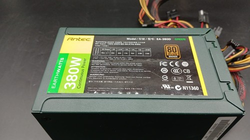 Antec 380d green 380w atx - ea-380d,