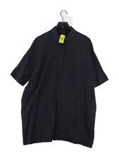 COS Shirt Midi Dress in Blue