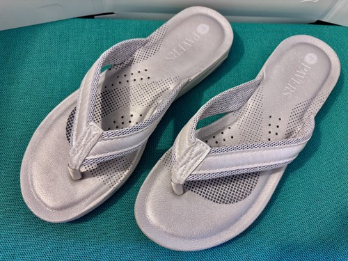 Pavers silver sparkly thong - silver,