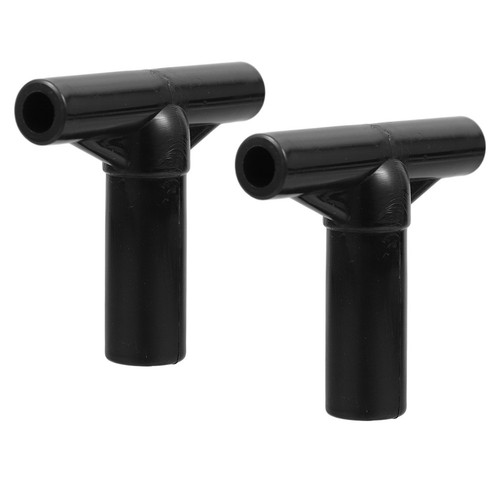 Black reusable trampoline pole - reusable,