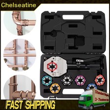 8T Hydraulic Hose Crimper w/ 7