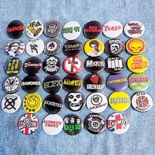 Punk Rock button badge pins