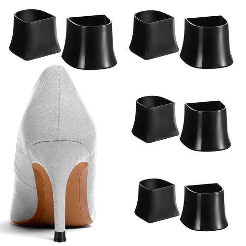 Pcs heel stoppers - 8, black