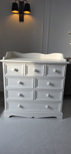 Solid painted chest drawers - chest,