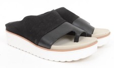 Dr. Scholl's Women's 8 Morris Toe Ring Thong Slide Wedge Sandals Travel Resort