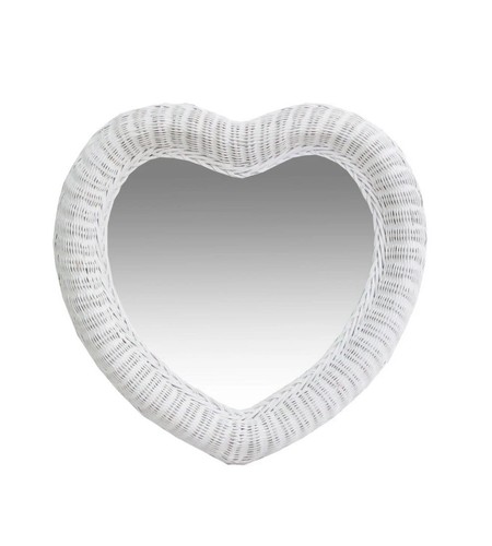 Real rattan wicker heart - real,