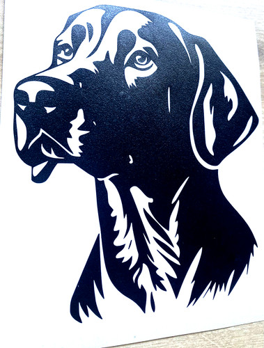 Weimaraner dog decal vinyl - weimaraner,