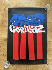 Gorillaz - Pez Heads - Limited Litho Art Print Rare - A2 - Jamie Hewlett