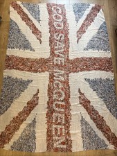 Alexander McQueen God Save McQueen Large 100% Silk Union Jack Scarf