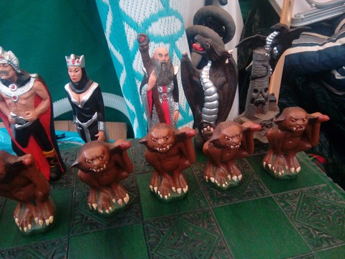 Fantasy chess set - , molds