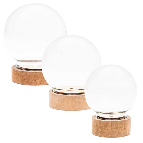 Glass globe dome shaped - globe,