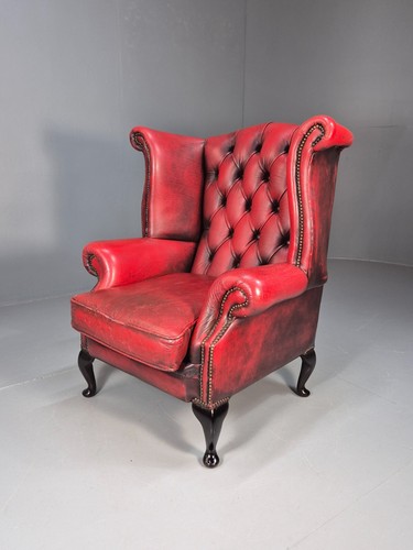 Vintage queen anne - anne, leather