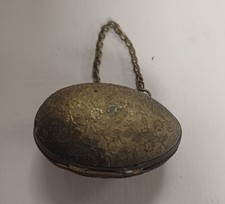 Antique Victorian Egg Shaped Thimble Holder