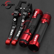 For Honda VFR750 VFR800/F VFR1200/ CNC Handlebar Grip + Brake Clutch Lever Set