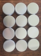 12 pcs 60ml Metal Storage Tin