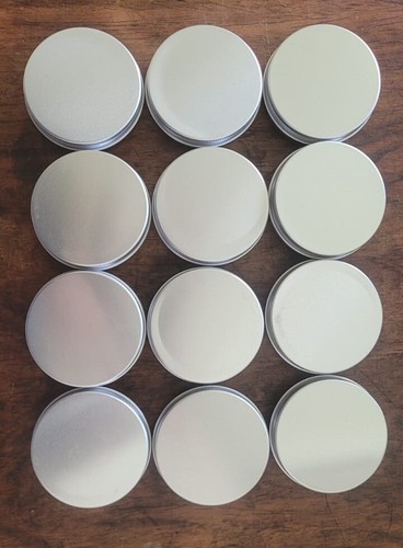 Pcs 60ml metal storage - 12, tin