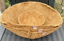 Coco Basket Liners x 4 Hanging Baskets Coir New with Tags