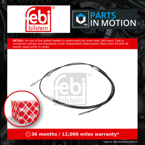 Handbrake cable front 180477 - cable,