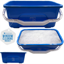 Window Car Cleaning Bucket Large with Handle Professional Cleaner Wash 42cm Blue