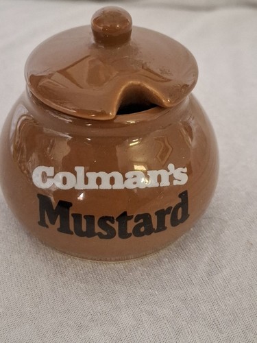 Colmans mustard pot - mustard,