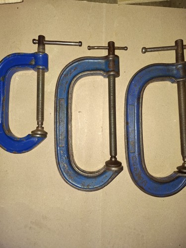 Record vintage clamps - record,