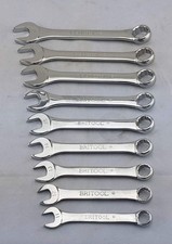 Britool England Short Metric Combination Spanner Set With 12 Point Ring