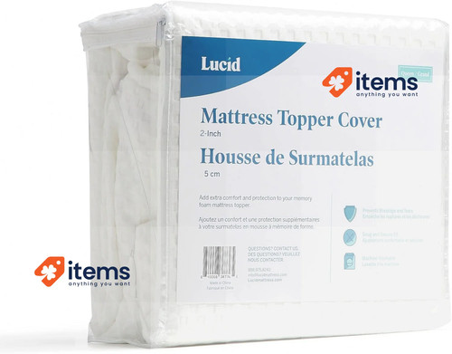 Lucid mattress topper - topper, cover