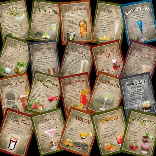Vintage retro style - retro, cocktail