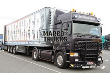 Truck Photo Volvo F16 Refrigerated Semi-Trailer Germany Black Kühltrans-Nord #k4wn