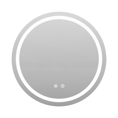 Round bathroom mirror - round, wall