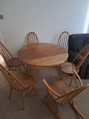 Ercol drop leaf table - leaf, 5