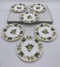 Royal Worcester The Worcester Hop 6 Small Side Plates (16cms) F11