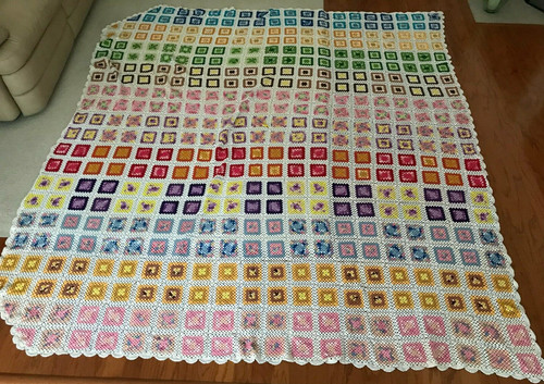 Granny patchwork pattern hand - pattern,
