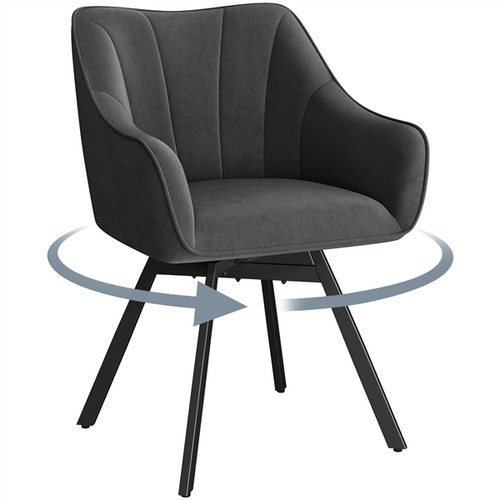Swivel dining chair with - chair,