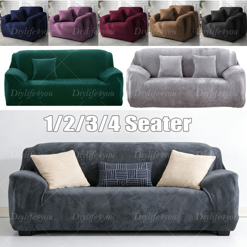 Velvet elastic stretch - velvet, sofa