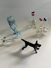 Murano Style Glass Animals 