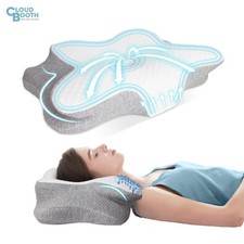 Cooling Memory Foam Cervical Pillow Orthopaedic Neck Pain Relief Support Pillow