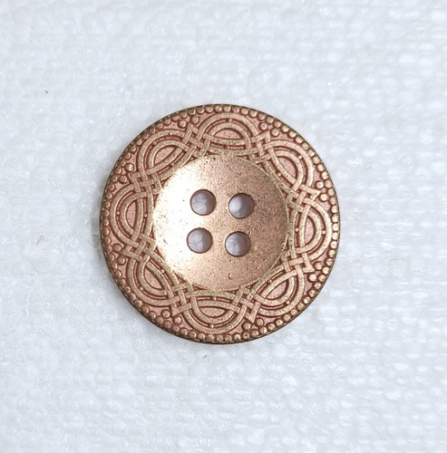 Jhb metal button 25mm pale - button,