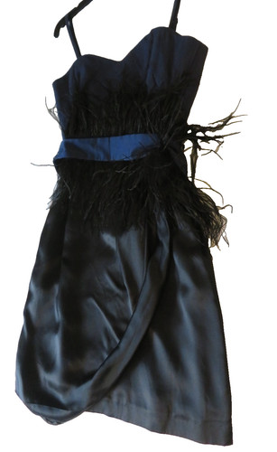 Coast black blue silk - coast,