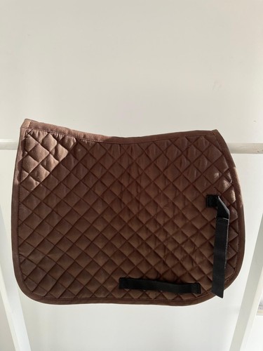 Brown performance saddle pad - brown,