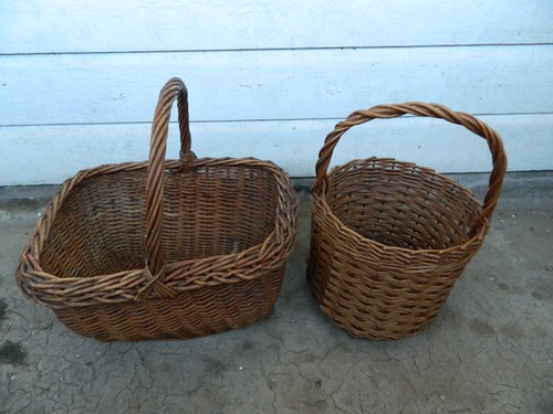 Vintage wicker baskets - vintage,