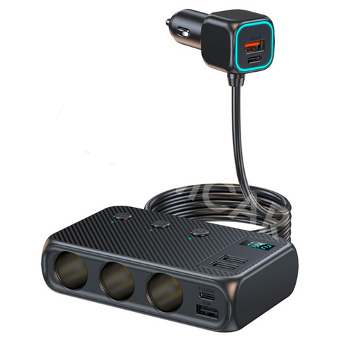 Multi socket car - socket, cigarette