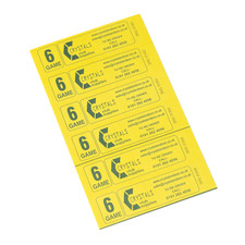 3000 6 GAME / PAGE BINGO BOOKS