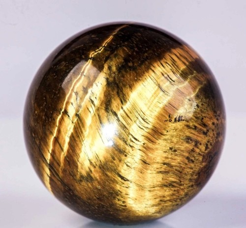 Tigers eye crystal ball stone - crystal,