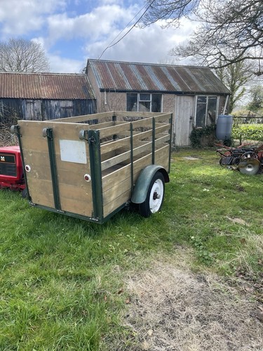 Rice livestock trailer - , vintage