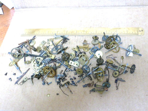 Big lot antique french clock - antique,