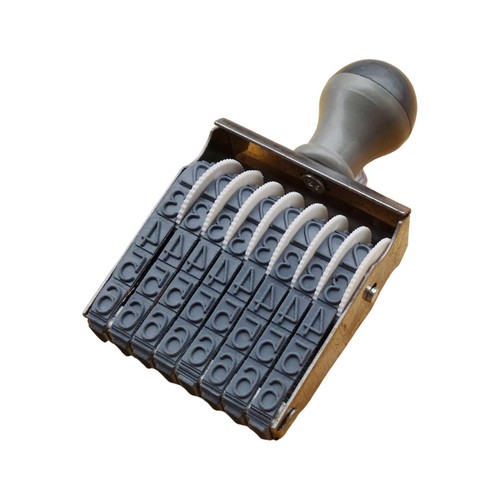 Numbering stamp rolling - rolling,