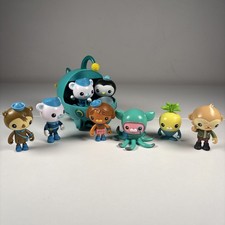 Octonauts GUP-A Vehicle Figure Bundle Barnacles Kwazii Peso Dashi + Inkling