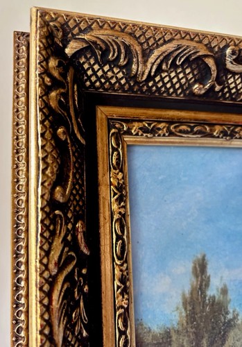 Vintage picture frame dated - vintage,
